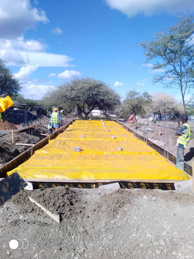 Damp-Proof Membrane (DPM) Installation for Foundation Slab
